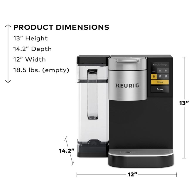 Keurig® K-2550™ Medium Business Coffee Maker - Pour Over Water Reservoir - Image 7